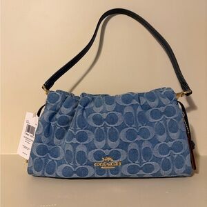 Coach Faye Shoulder Bag in Signature Denim